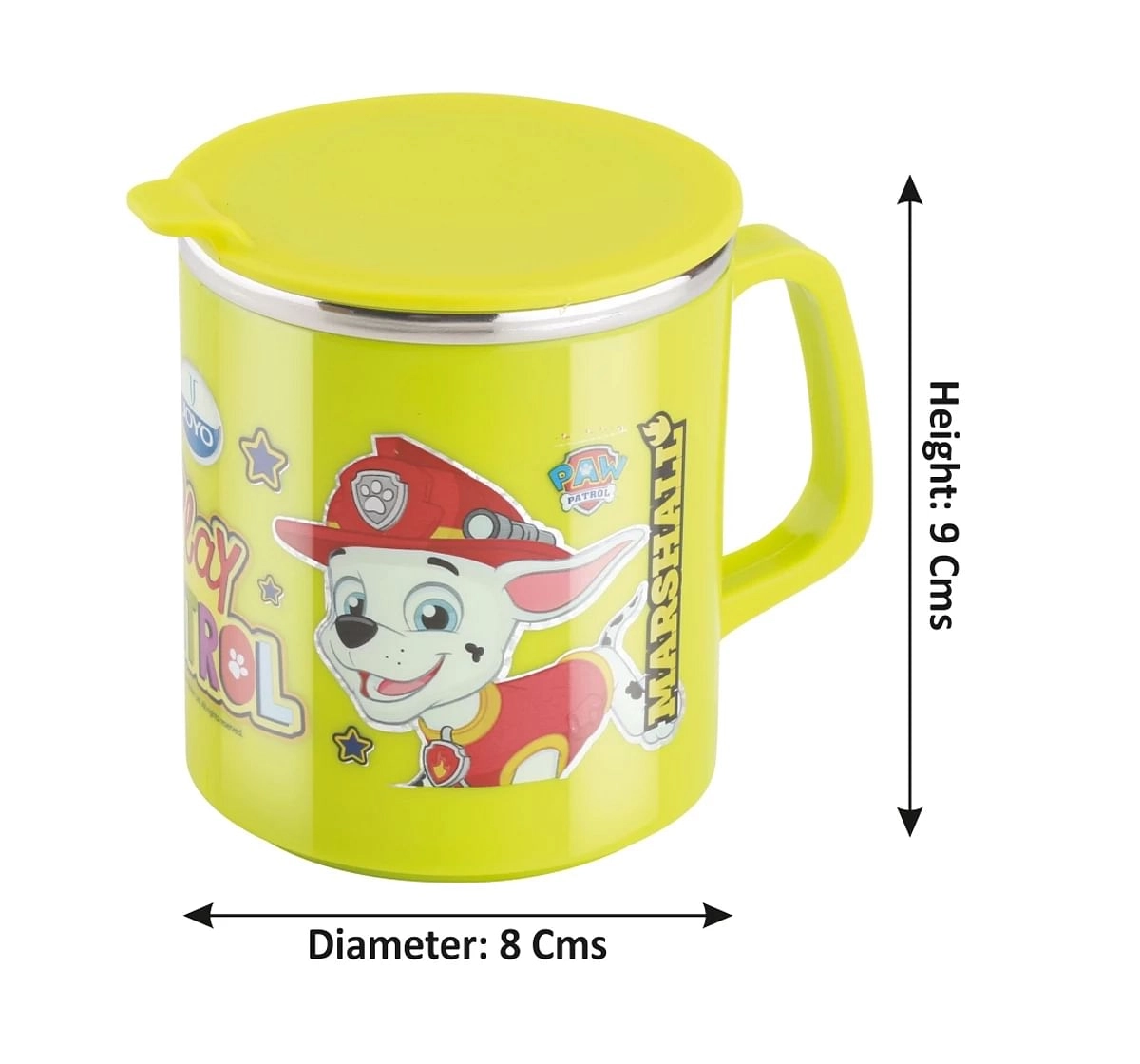 Joyo Marvel Spiderman Costa Milk & Tea Stainless Steel Mug for Kids with Cartoon Print Mug for Kids with Lid, 240ml, Red, 3Yrs+