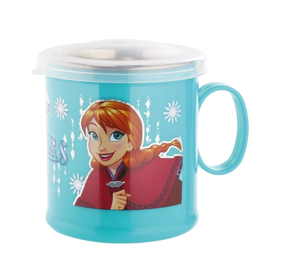 Joyo Disney Princess Espresso Milk & Tea Stainless Steel Mug for Kids with Cartoon Print Mug for Kids with Lid, 250ml, Pink, 3Yrs+