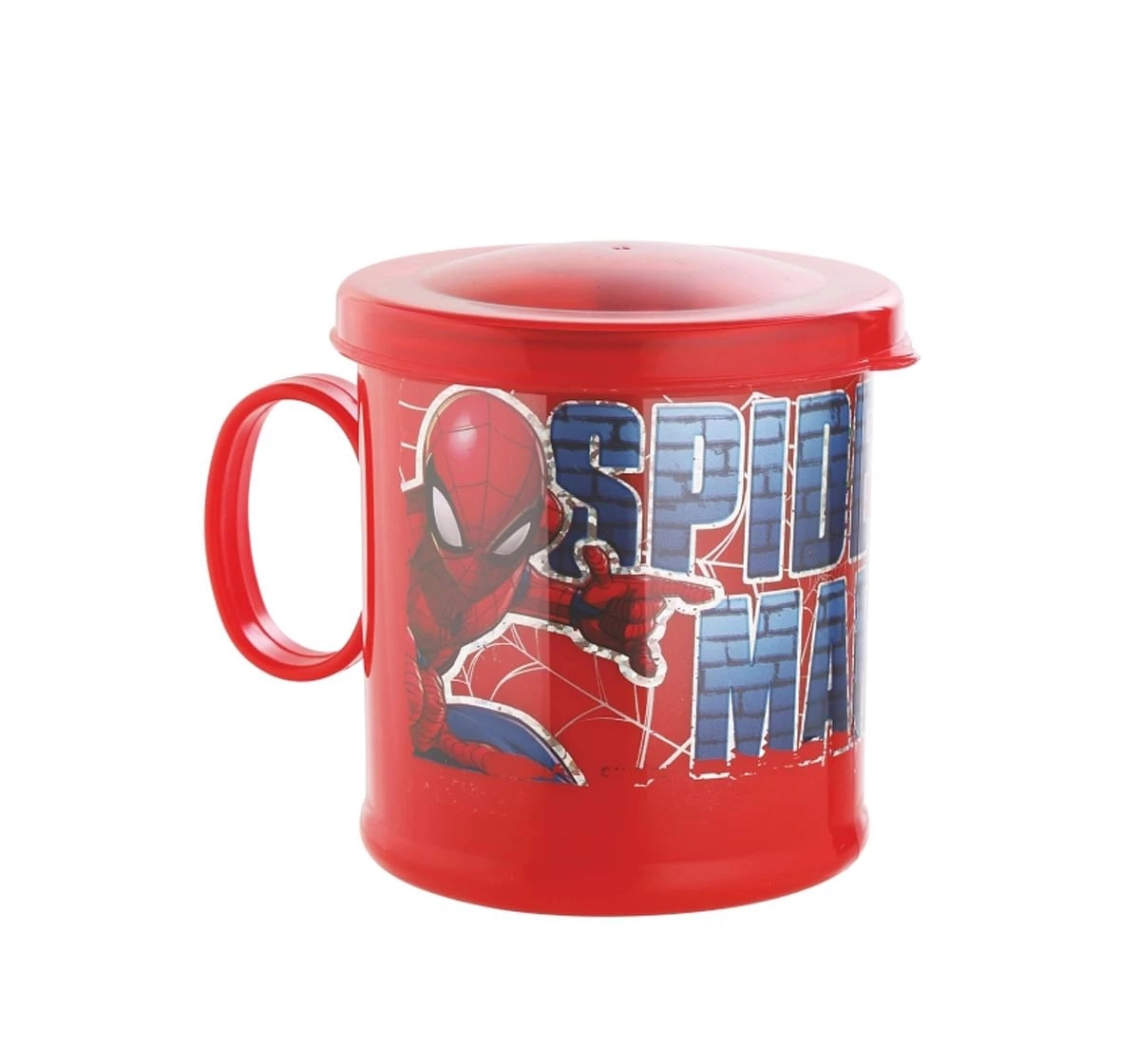 Joyo Marvel Spiderman Espresso Milk & Tea Stainless Steel Mug for Kids with Cartoon Print Mug for Kids with Lid, 250ml, Red, 3Yrs+