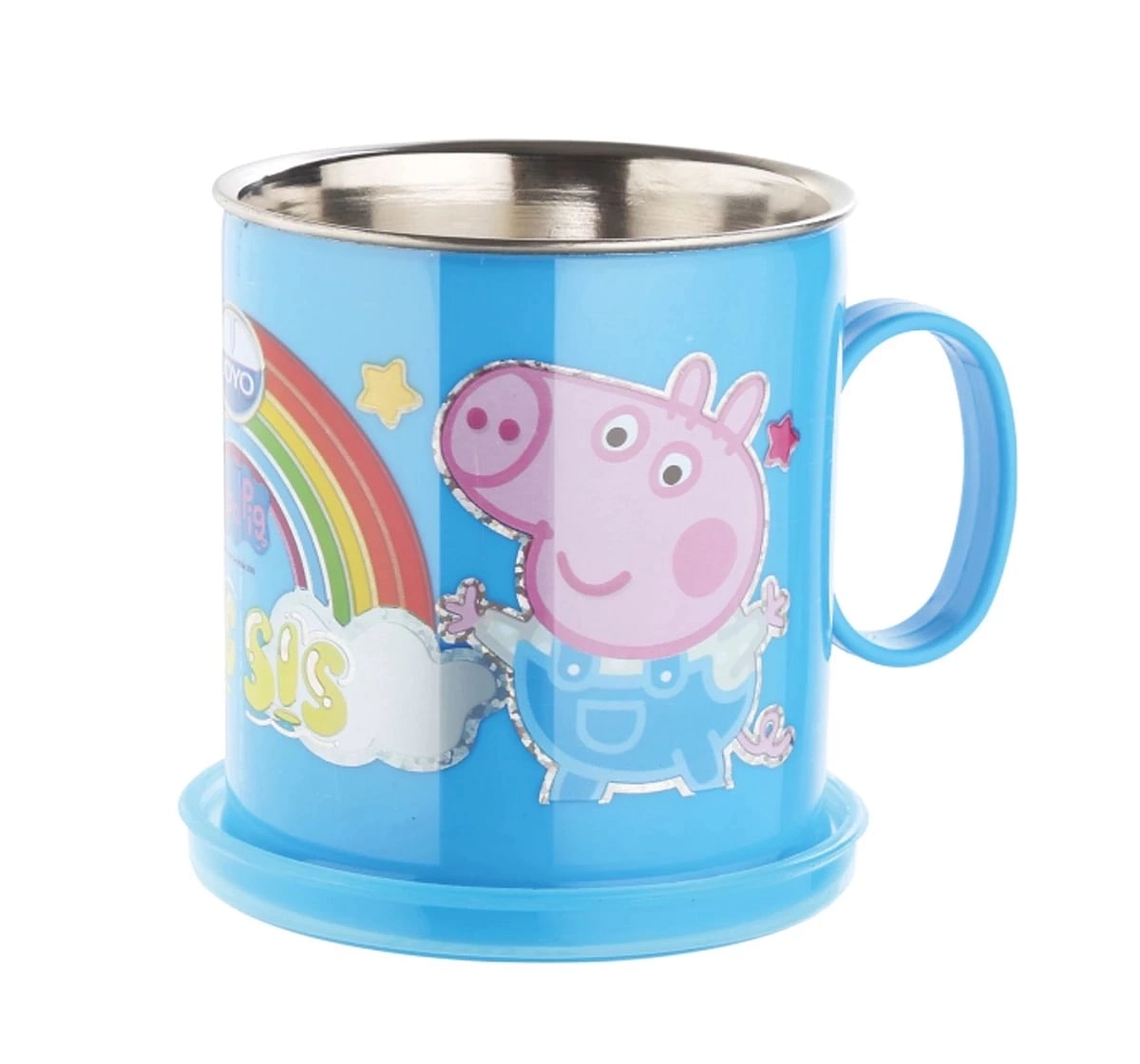 Joyo Disney Paw Patrol Espresso Milk & Tea Stainless Steel Mug for Kids with Cartoon Print Mug for Kids with Lid, 250ml, Green, 3Yrs+