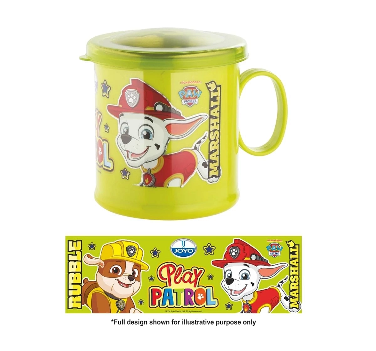 Joyo Disney Frozen Latte Milk & Tea Stainless Steel Mug for Kids with Cartoon Print Mug for Kids with Lid, 240ml, Green, 3Yrs+