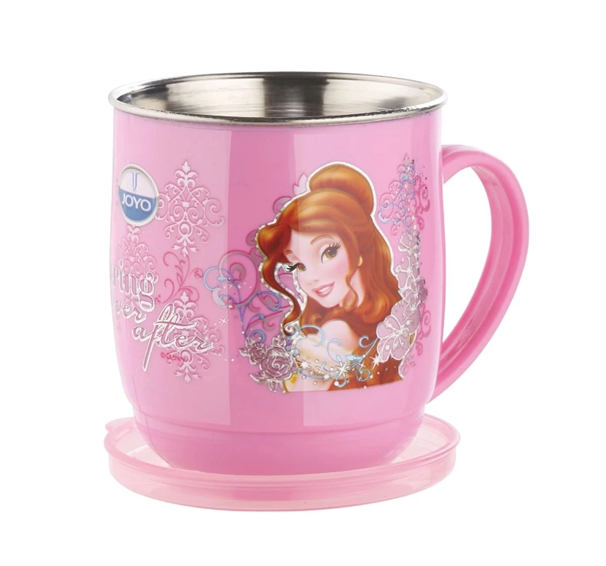 Joyo Disney Paw Patrol Gloria Milk & Tea Stainless Steel Mug for Kids with Cartoon Print Mug for Kids with Lid, 210ml, Green, 3Yrs+
