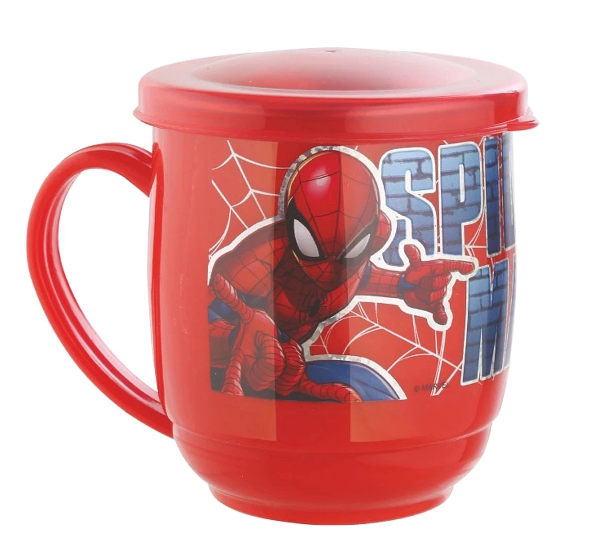 Joyo Disney Minnie Milka Milk & Tea Stainless Steel Mug for Kids with Cartoon Print Mug for Kids with Lid, 280ml, Red, 3Yrs+