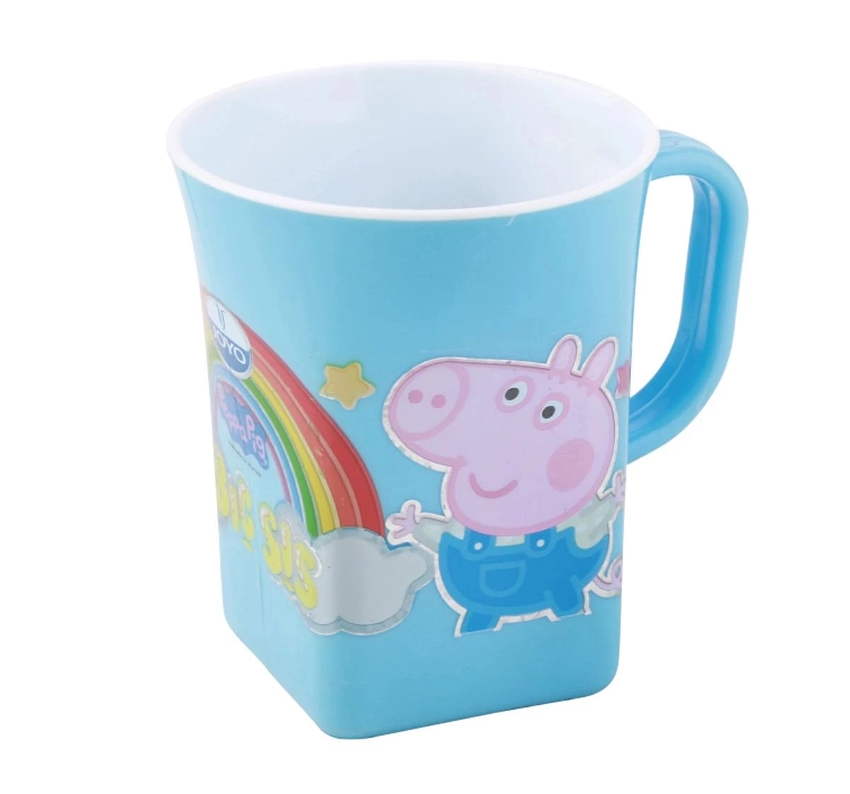 Joyo Disney Peppa Dream Milk & Tea Mug for Kids with Cartoon Print Mug for Kids with Handle, 300ml, Blue, 3Yrs+