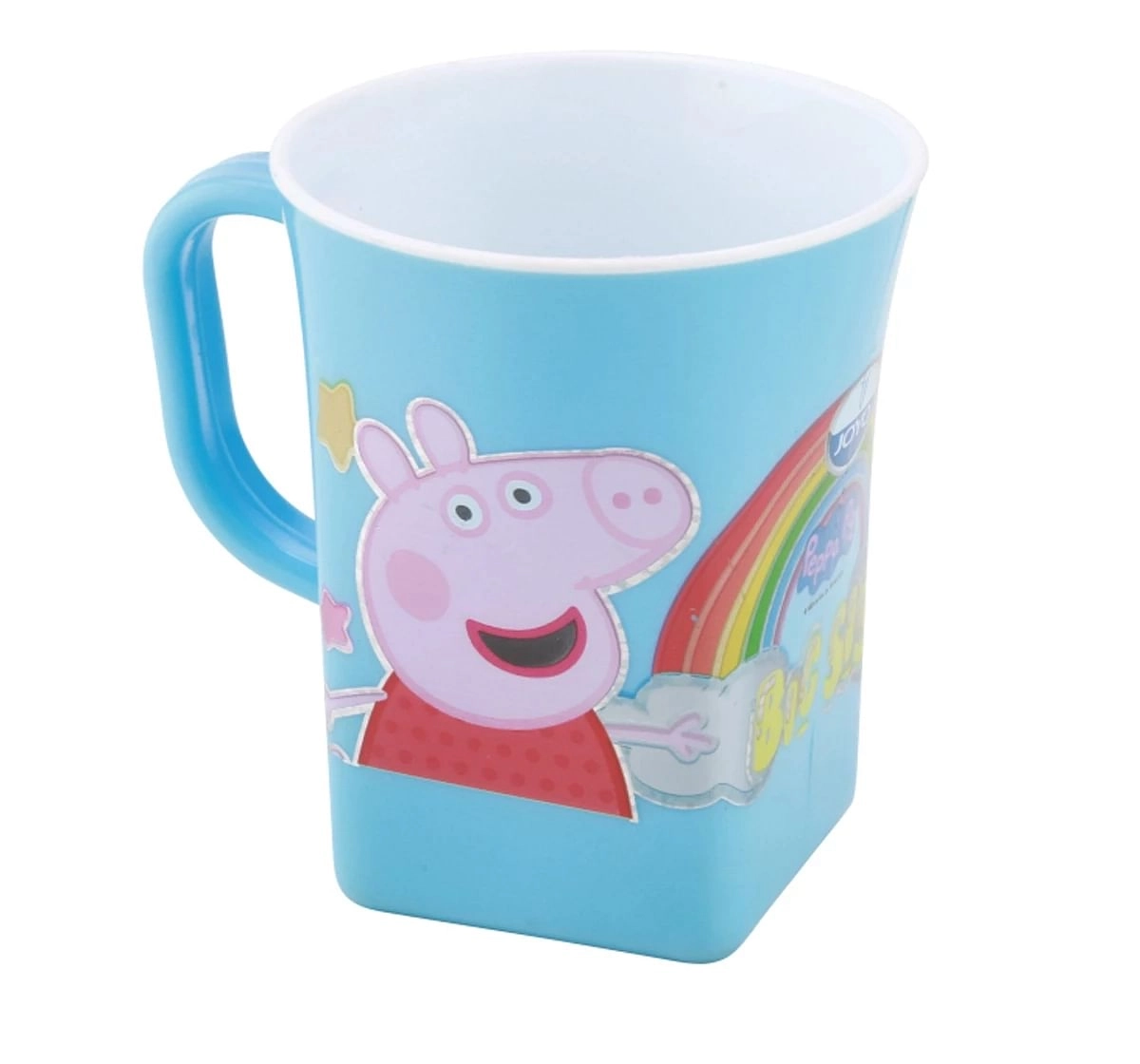 Joyo Disney Peppa Dream Milk & Tea Mug for Kids with Cartoon Print Mug for Kids with Handle, 300ml, Blue, 3Yrs+