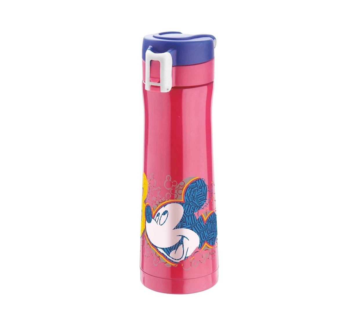 Disney Mickey Zing Stainless Steel Insulated Water Bottle by Joyo for Kids of Ages 3Yrs+, 500 ML, Red