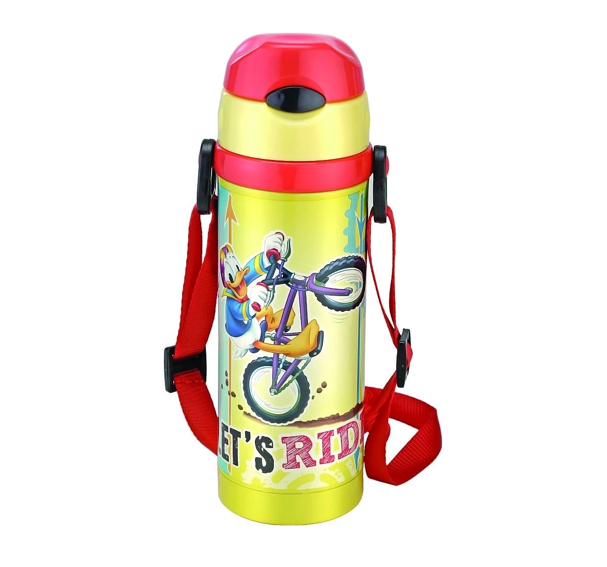 Disney Cool Mate Stainless Steel Insulated Water Bottle by Joyo for Kids of Ages 3Yrs+, Mickey, Yellow, Yellow