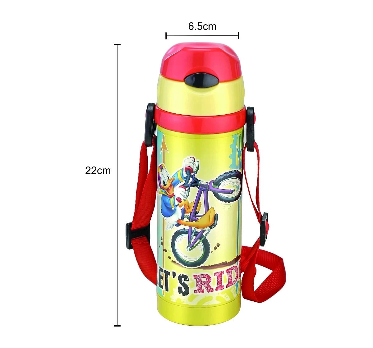 Disney Cool Mate Stainless Steel Insulated Water Bottle by Joyo for Kids of Ages 3Yrs+, Mickey, Yellow, Yellow