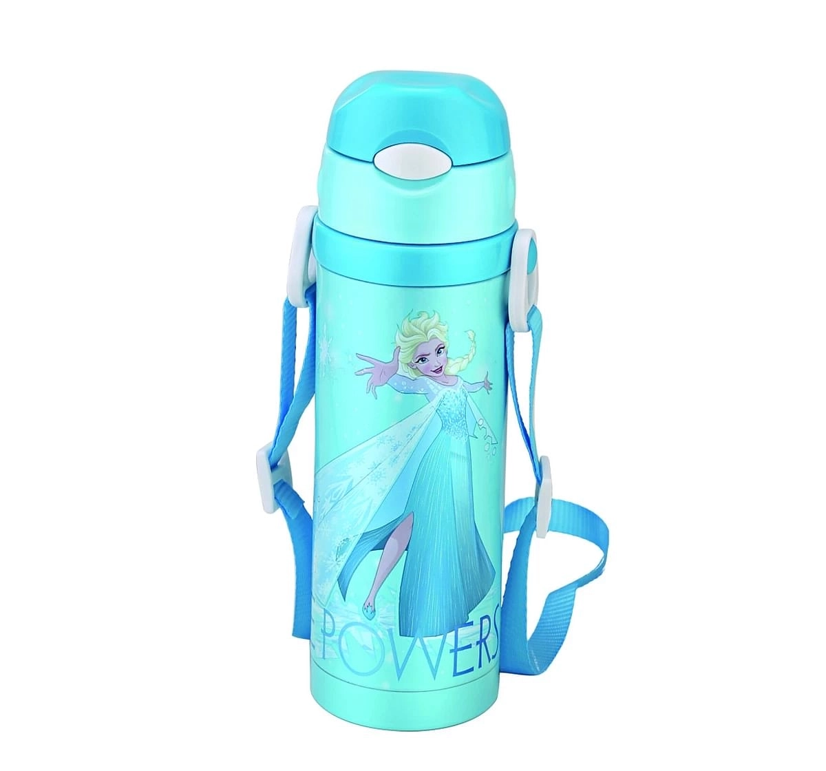 Disney Cool Mate Stainless Steel Insulated Water Bottle by Joyo for Kids of Ages 3Yrs+, Frozen, Blue , Blue