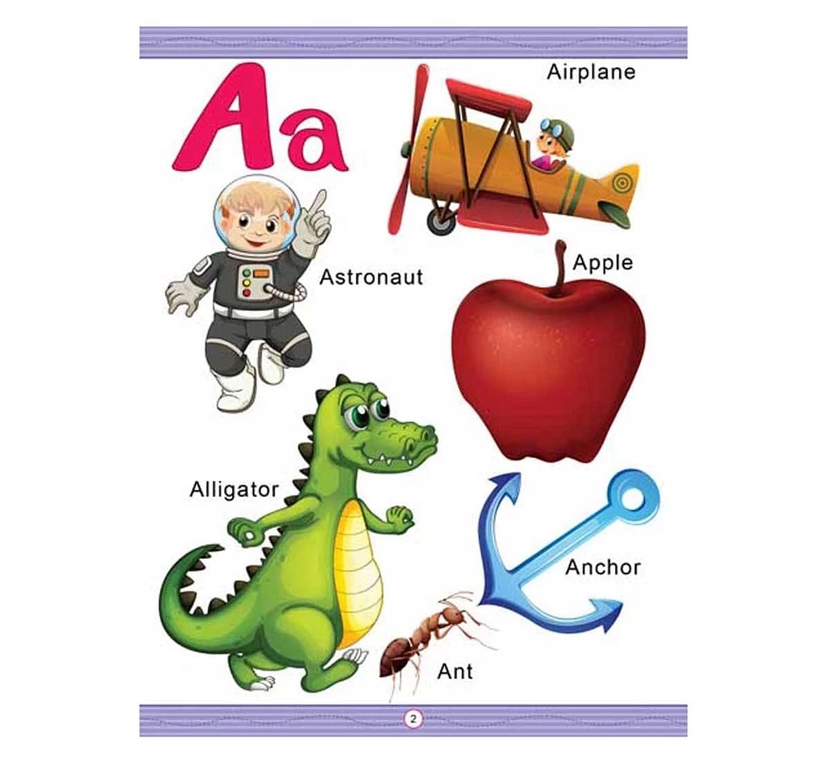 Dreamland Paper Back Alphabet Dictionary Interactive Book for kids 3Y+, Multicolour