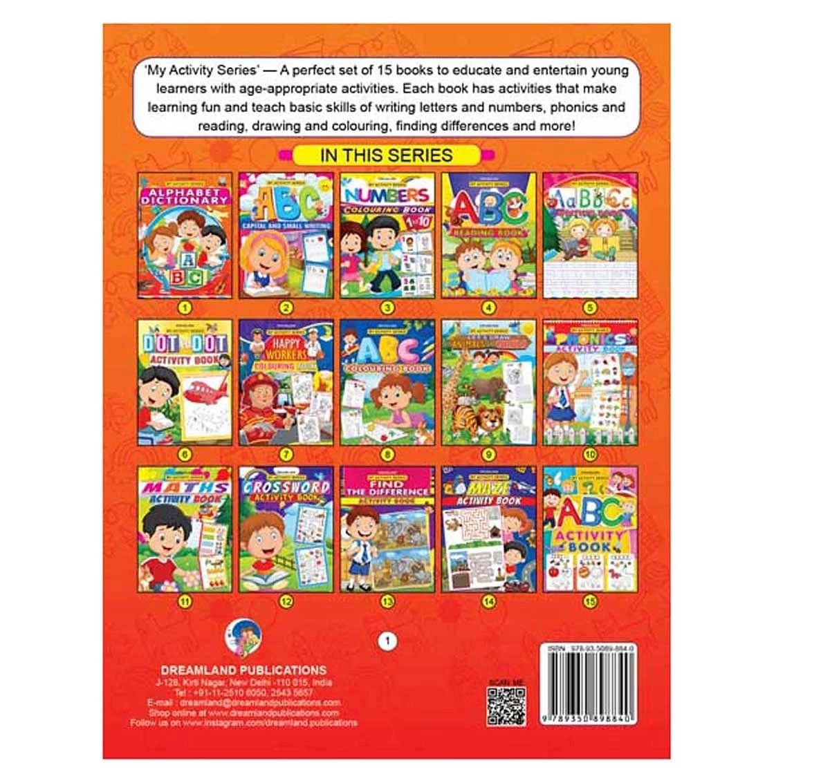 Dreamland Paper Back Alphabet Dictionary Interactive Book for kids 3Y+, Multicolour