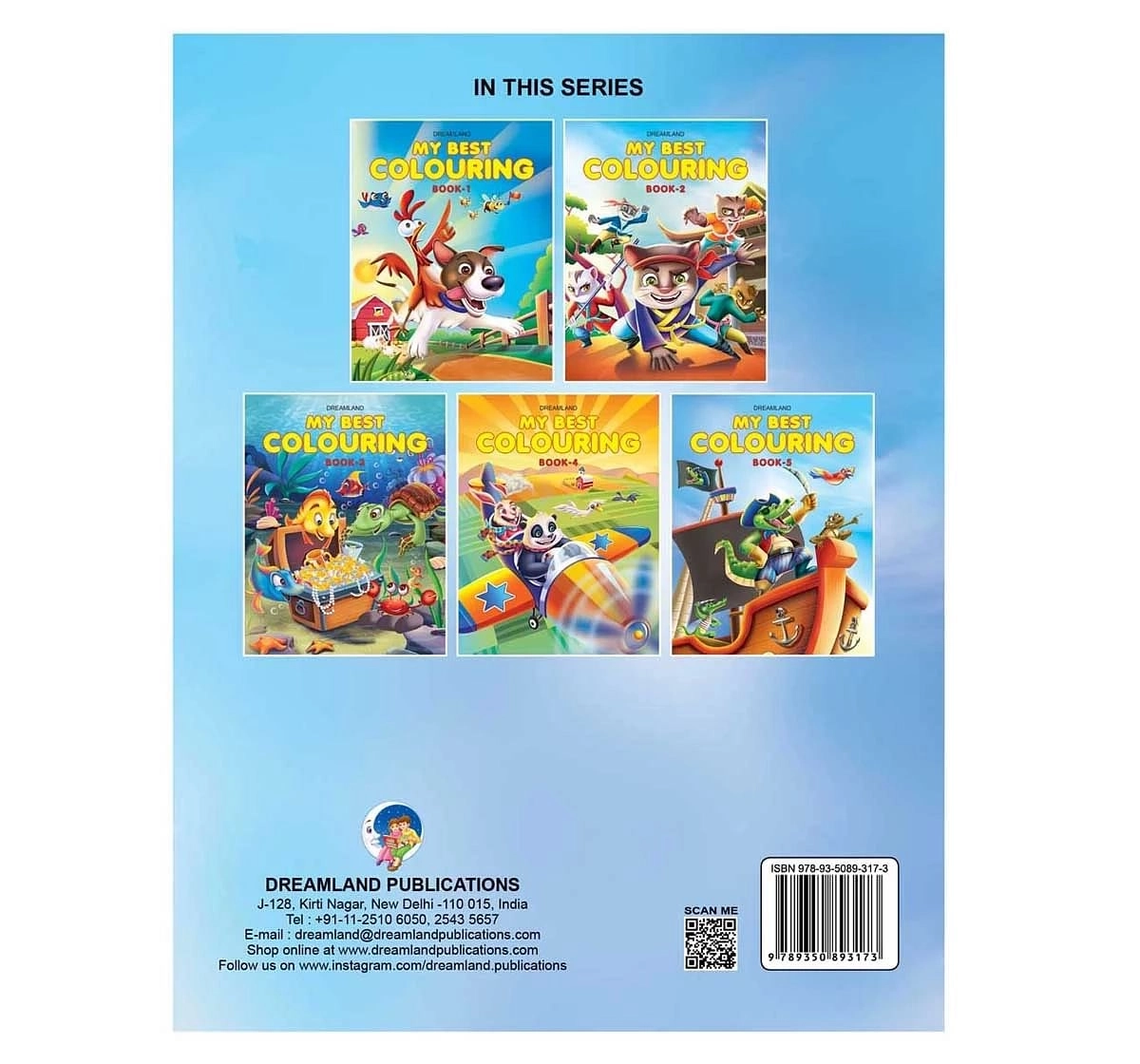 Dreamland Paper Back My Best Colouring Book Part 5 for kids 3Y+, Multicolour