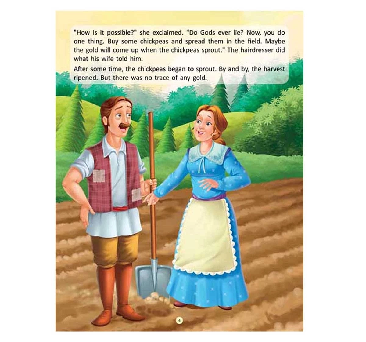 Dreamland Paper Back Gold Grows In the Farm 11 Famous Moral Story Books for kids 4Y+, Multicolour