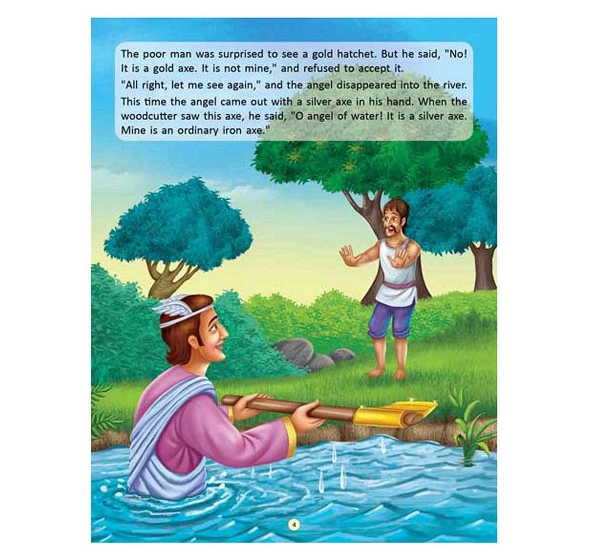 Dreamland Paper Back An Host Woodcutter 13 Famous Moral Story Books for kids 4Y+, Multicolour