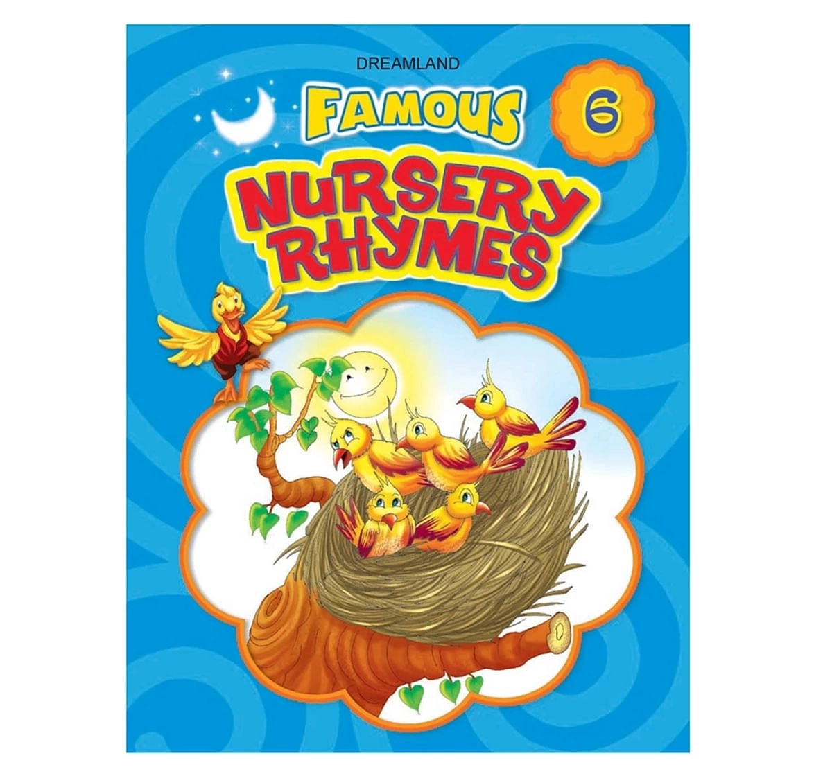 Dreamland Paper Back Famous Nursery Rhymes Part 6 Early Learning Book for kids 3Y+, Multicolour