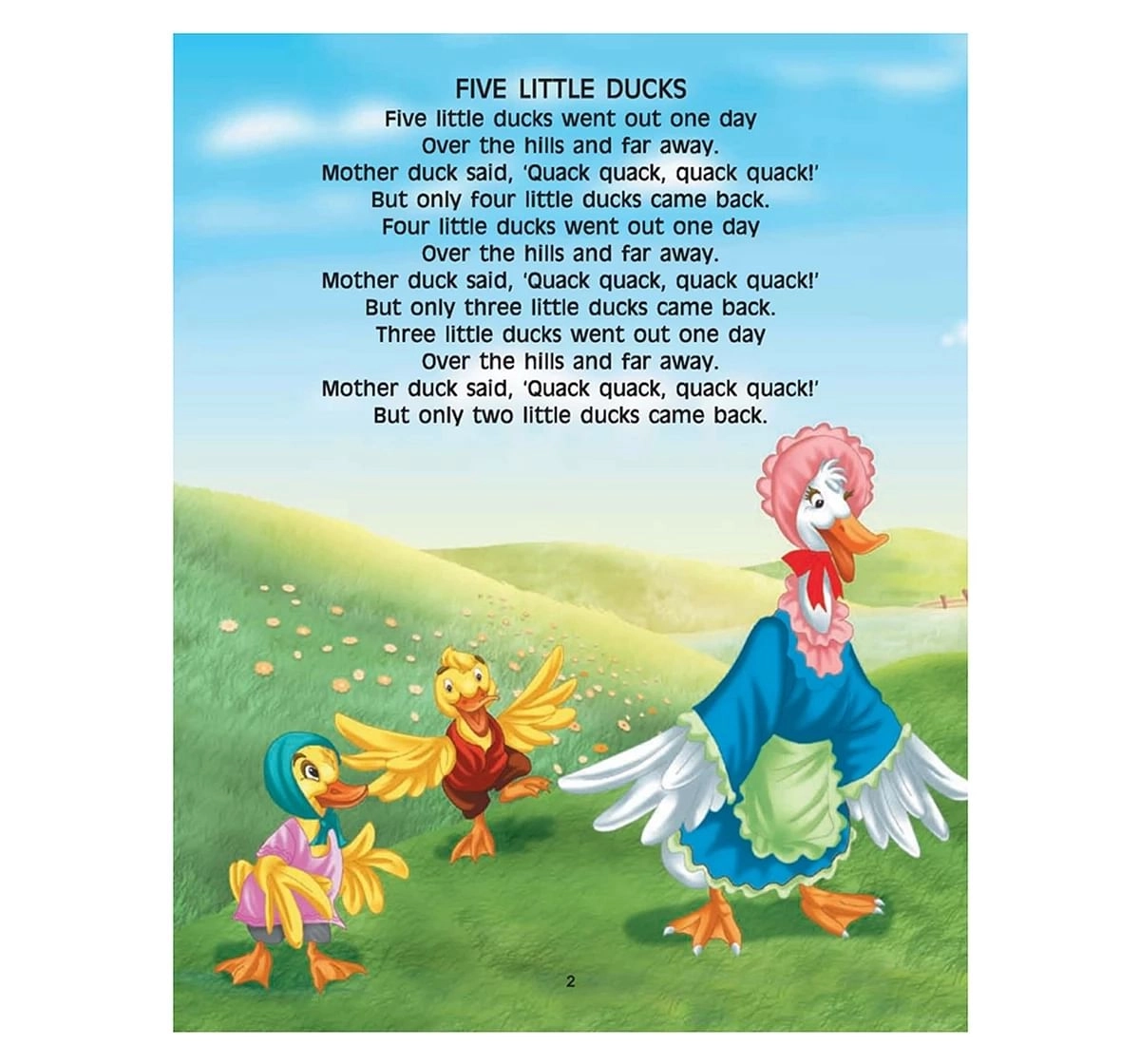 Dreamland Paper Back Famous Nursery Rhymes Part 6 Early Learning Book for kids 3Y+, Multicolour