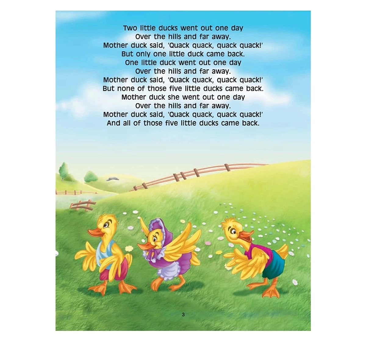 Dreamland Paper Back Famous Nursery Rhymes Part 6 Early Learning Book for kids 3Y+, Multicolour