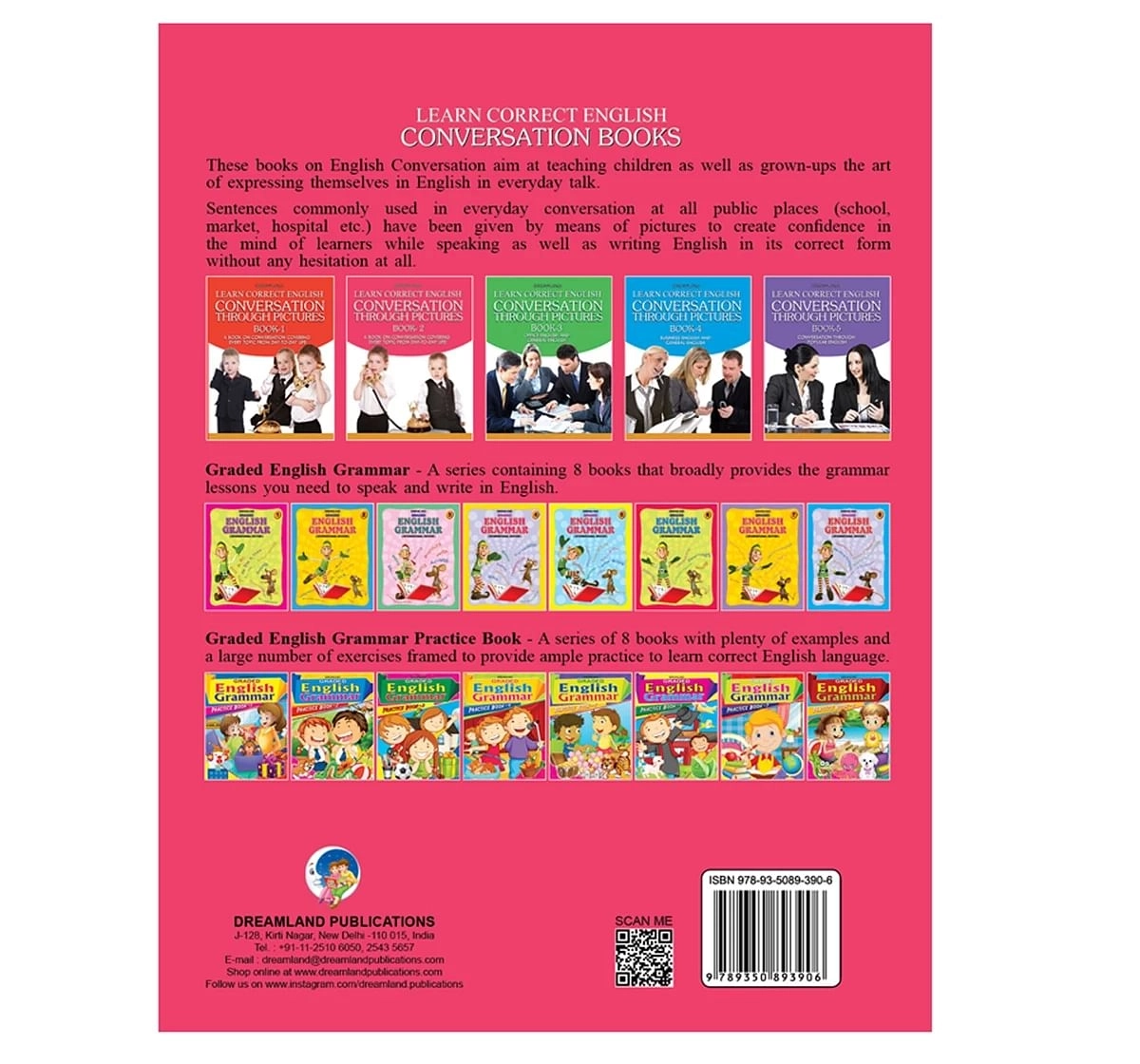 Dreamland Paper Back Learn Correct English Conversation Part 2 Book for kids 10Y+, Multicolour