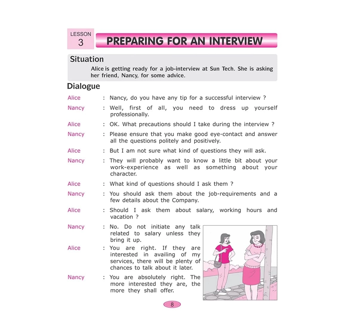 Dreamland Paper Back Learn Correct English Conversation Part 3 Book for kids 10Y+, Multicolour