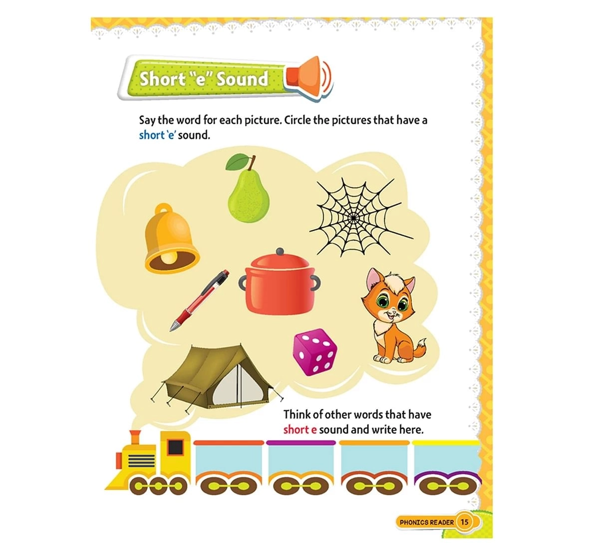 Dreamland Paper Back Phonics Reader 2 Short and Long Vowel Sounds Early Learning Book for kids 5Y+, Multicolour