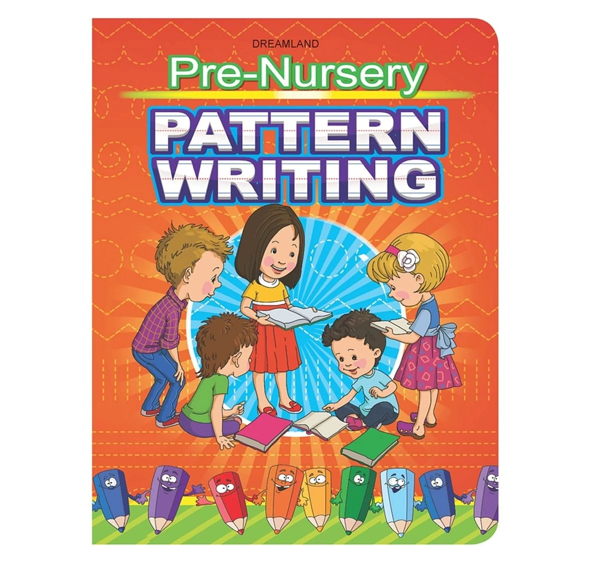 Dreamland Paper Back Pre Nursery Pattern Writing Book for kids 3Y+, Multicolour