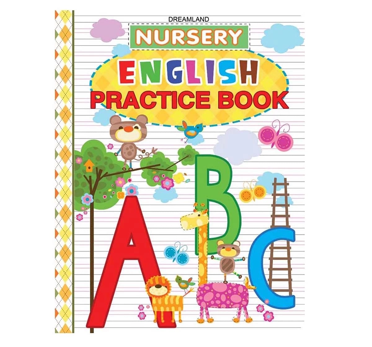 Dreamland Paper Back Nursery English Practice Book for kids 3Y+, Multicolour