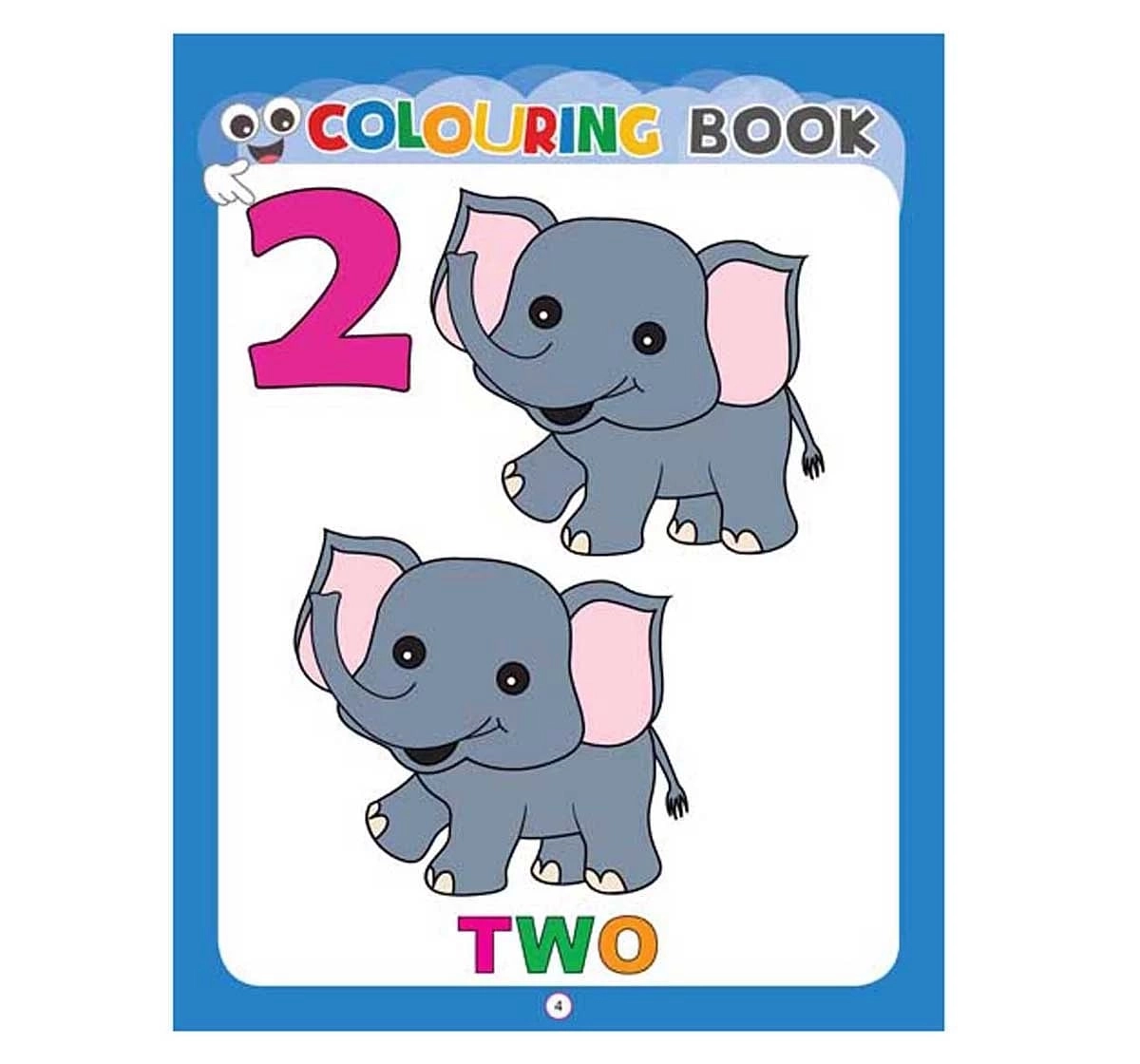 Dreamland Paper Back My Activity Numbers Colouring Book for kids 3Y+, Multicolour