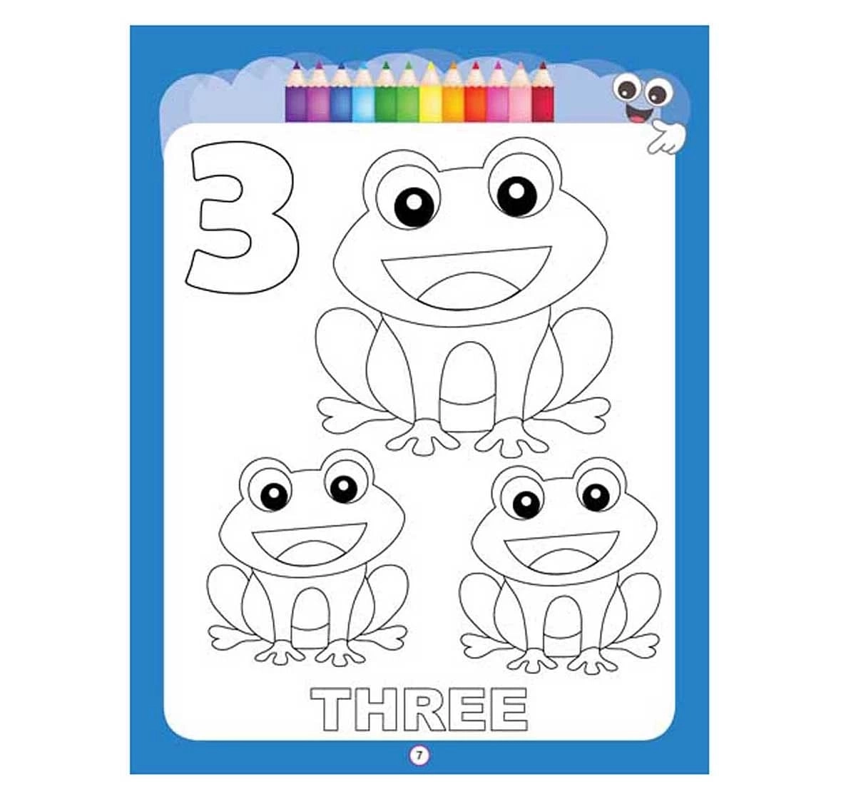 Dreamland Paper Back My Activity Numbers Colouring Book for kids 3Y+, Multicolour