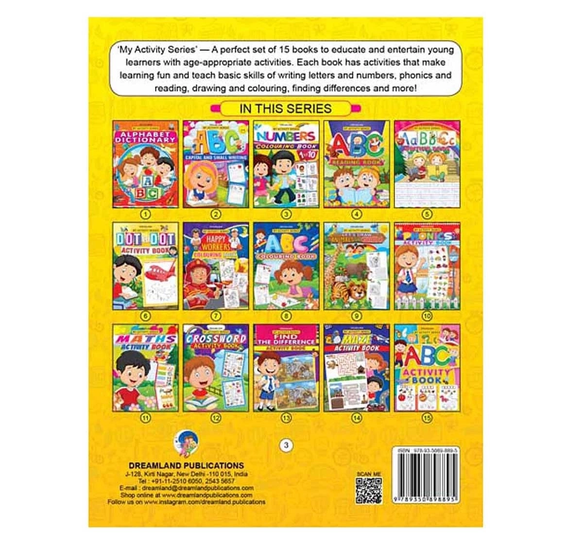 Dreamland Paper Back My Activity Numbers Colouring Book for kids 3Y+, Multicolour