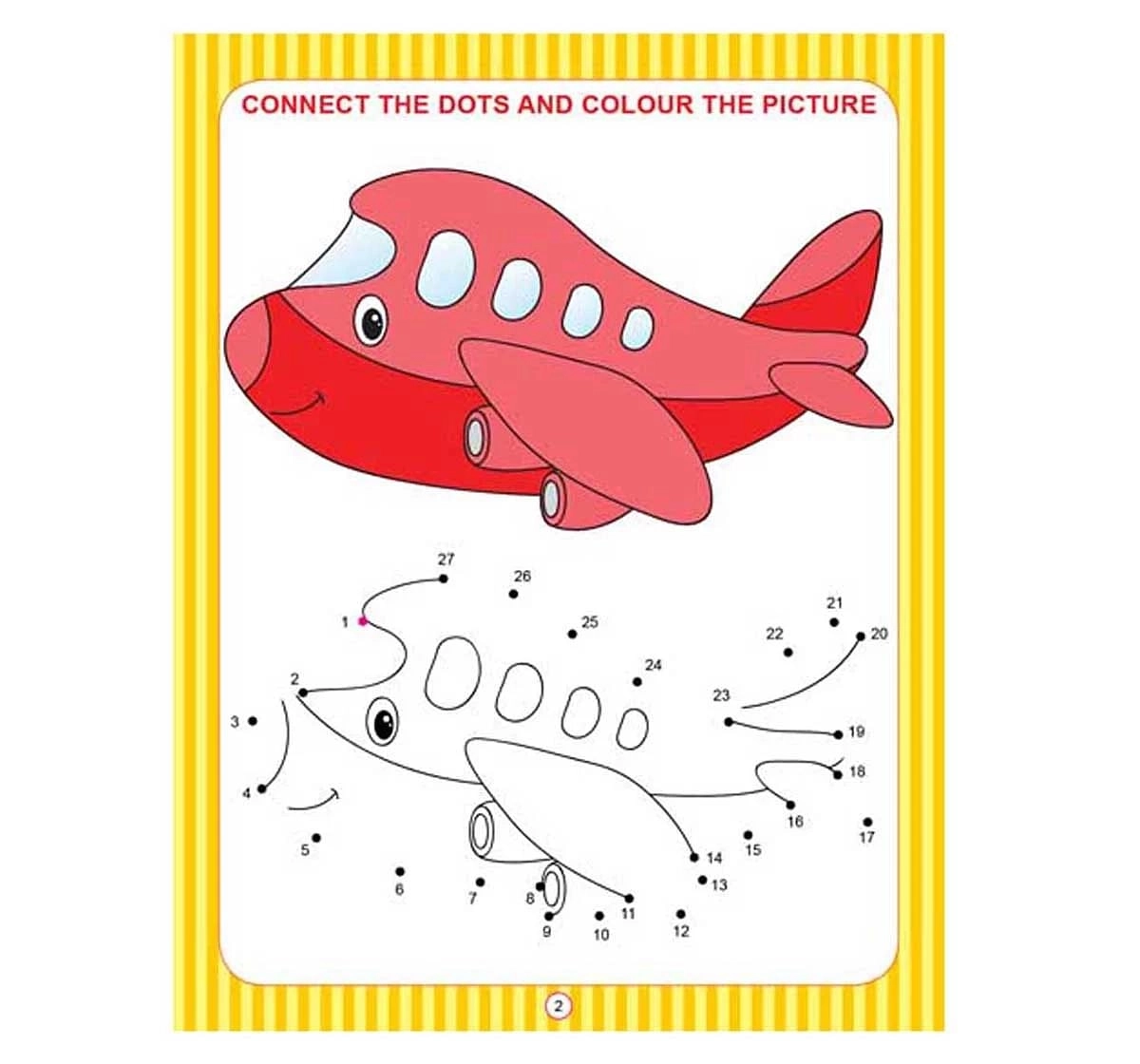 Dreamland Paper Back Dot To Dot Activity Book for kids 3Y+, Multicolour