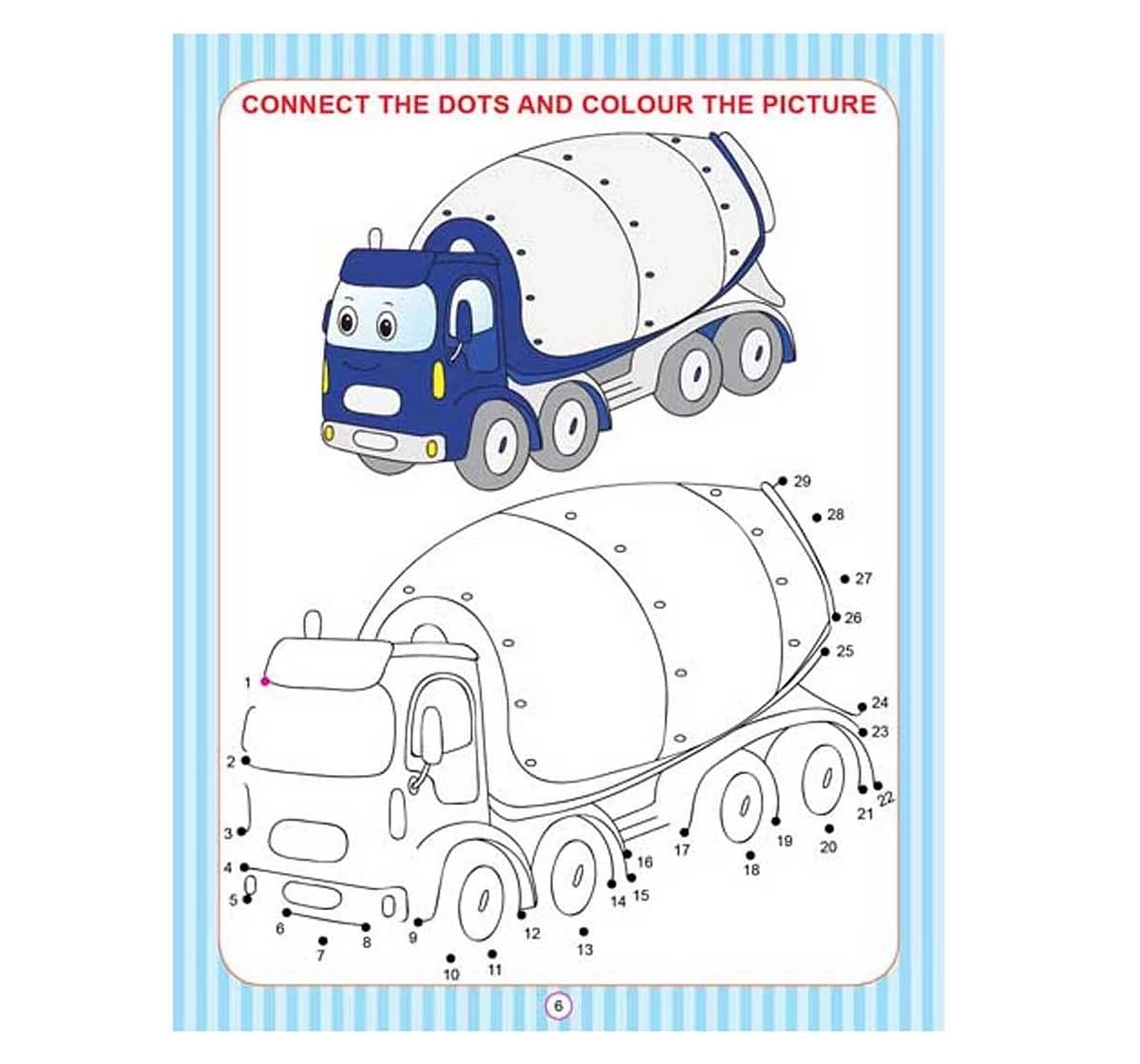 Dreamland Paper Back Dot To Dot Activity Book for kids 3Y+, Multicolour