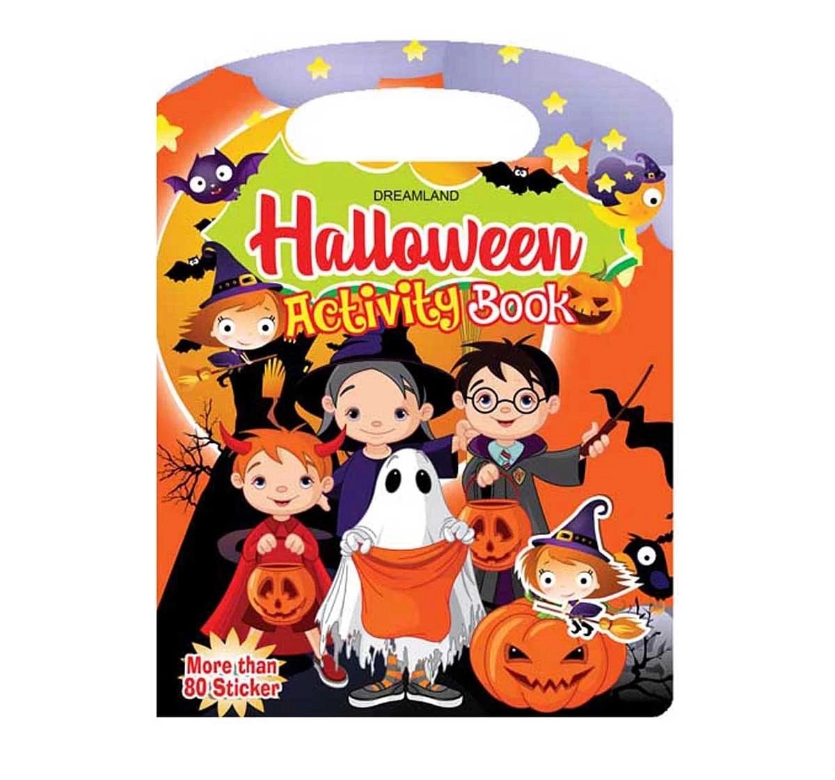 Dreamland Paper Back Halloween Activity Book for kids 3Y+, Multicolour