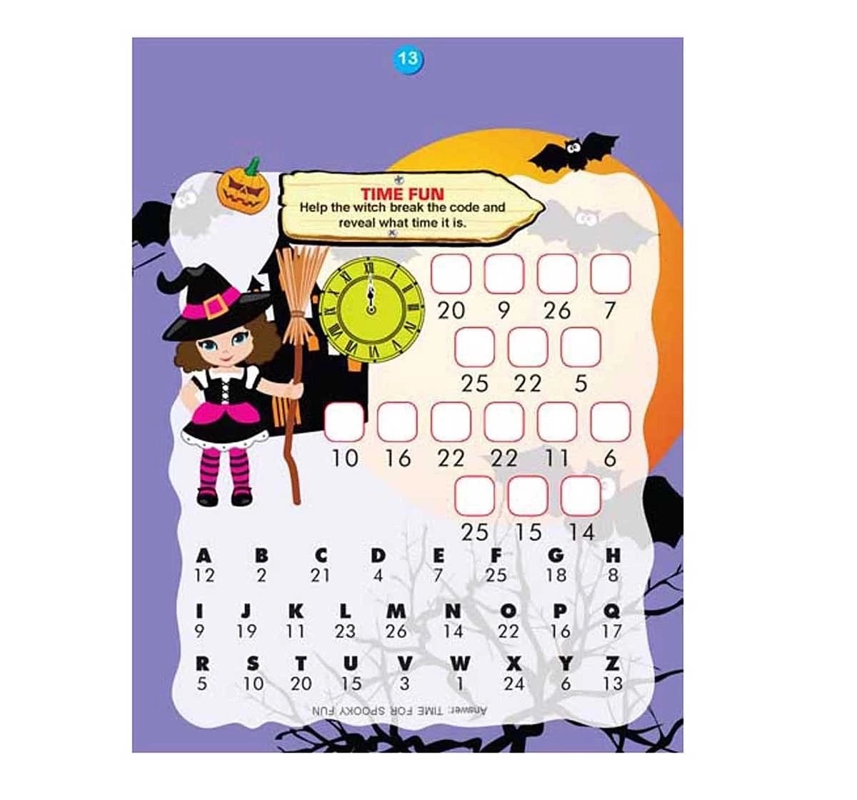 Dreamland Paper Back Halloween Activity Book for kids 3Y+, Multicolour