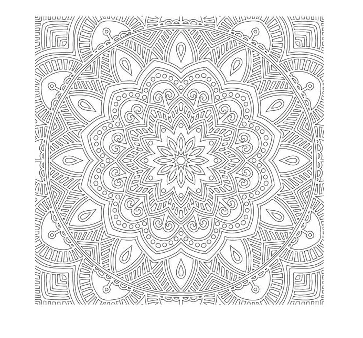 Dreamland Paper Back Refreshing Mandala Colouring Book Pack of 5 for kids 3Y+, Multicolour