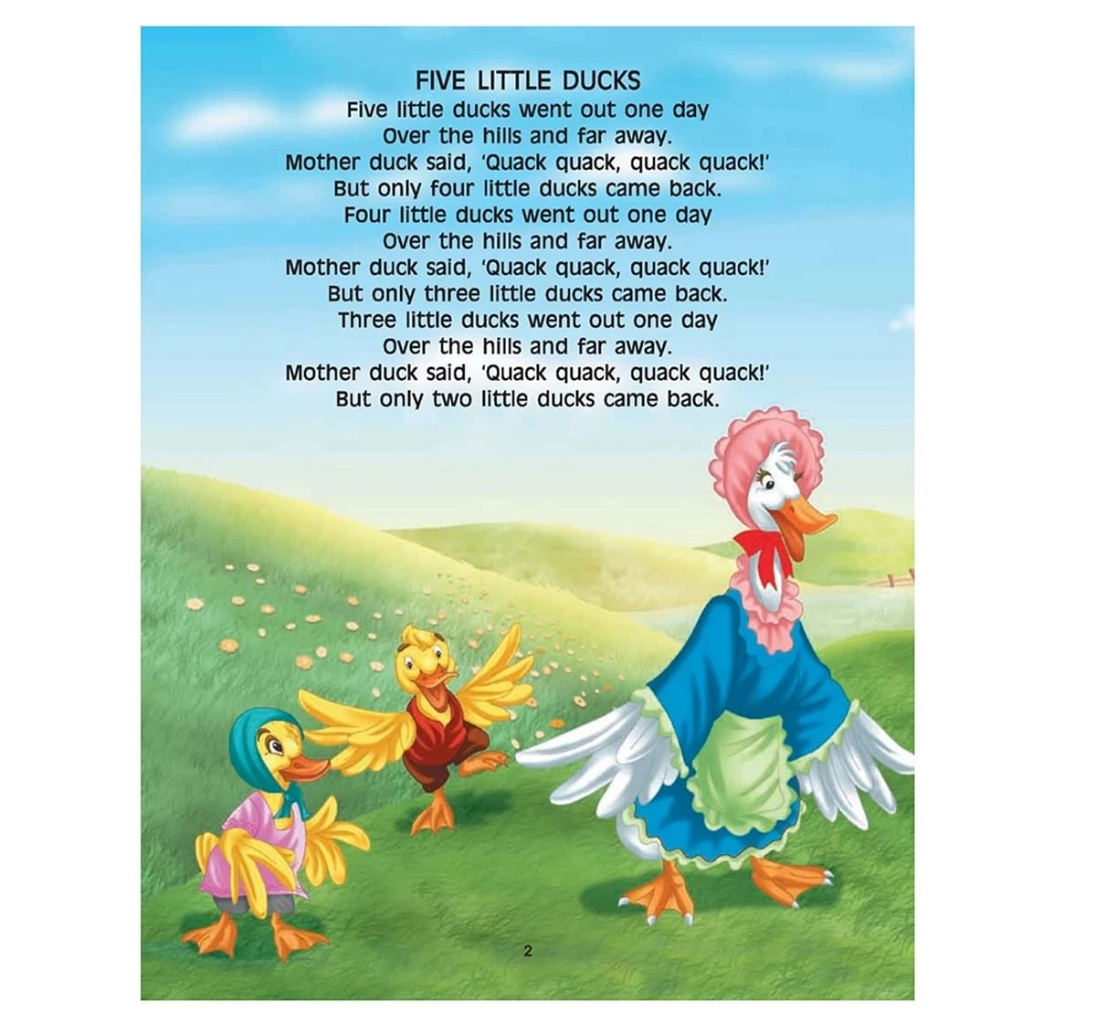 Dreamland Paper Back Famous Nursery Rhymes 1 To 6 Pack Book for kids 3Y+, Multicolour