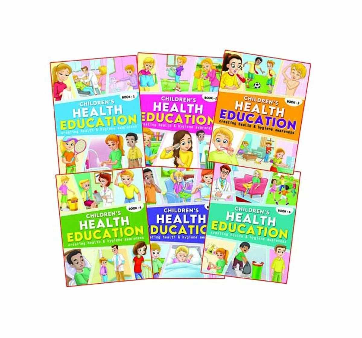 Dreamland Paper Back Children Health Education Set of 6 Books for kids 5Y+, Multicolour