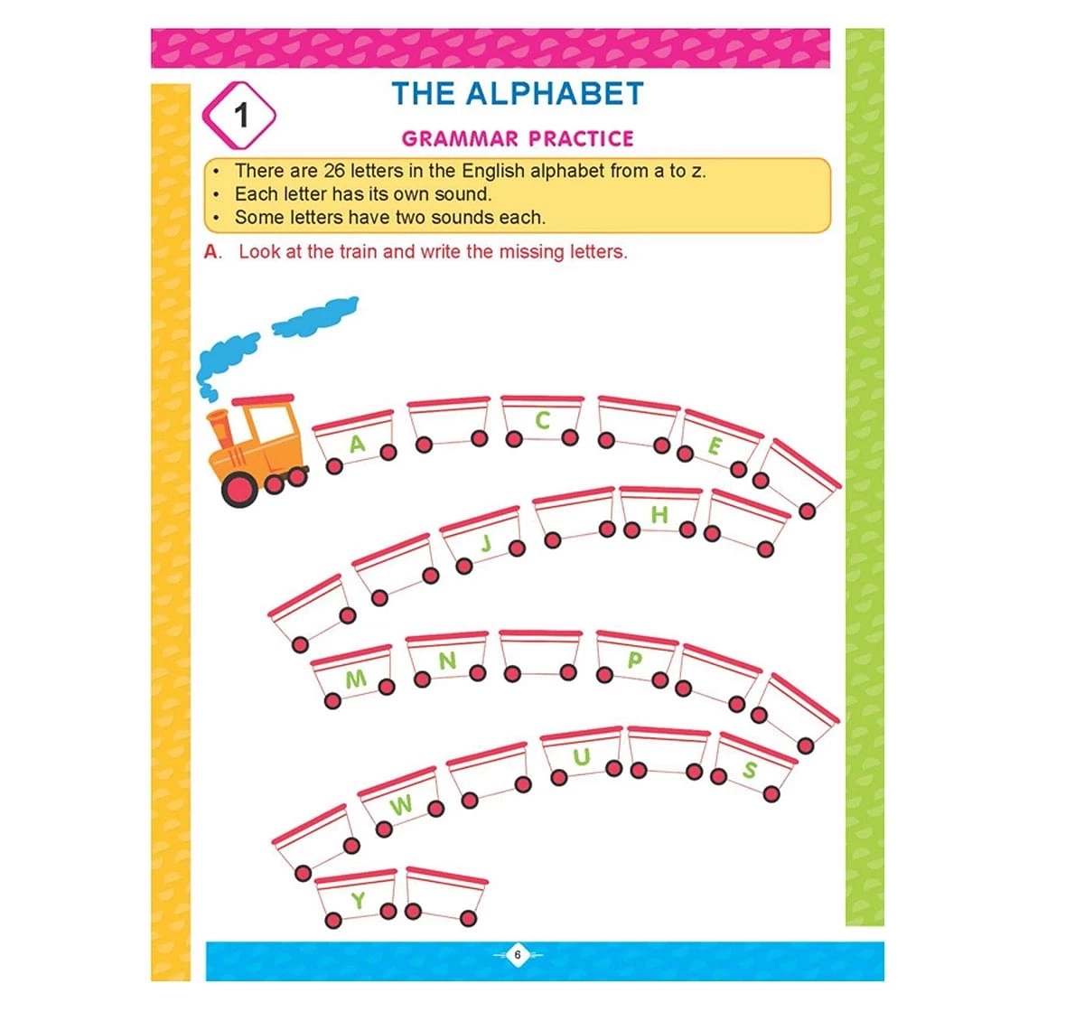 Dreamland Paper Back English Grammar Practice Part 1 School Textbooks for kids 5Y+, Multicolour
