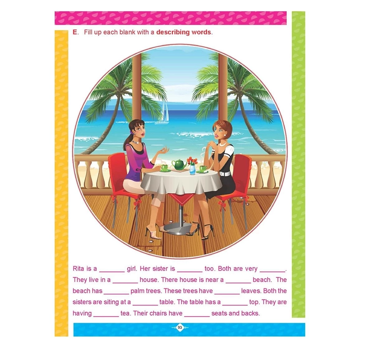 Dreamland Paper Back English Grammar Practice Part 1 School Textbooks for kids 5Y+, Multicolour