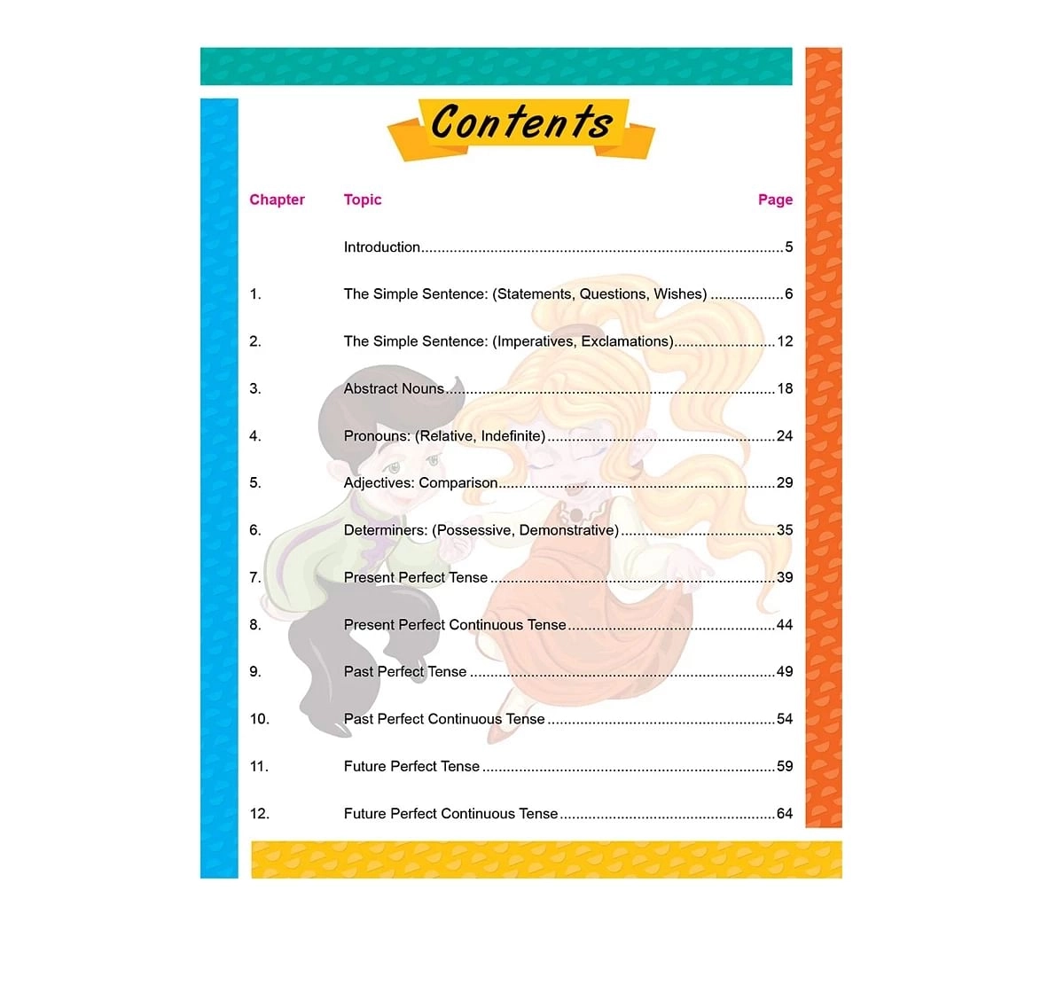 Dreamland Paper Back English Grammar Practice Part 5 School Textbooks for kids 5Y+, Multicolour