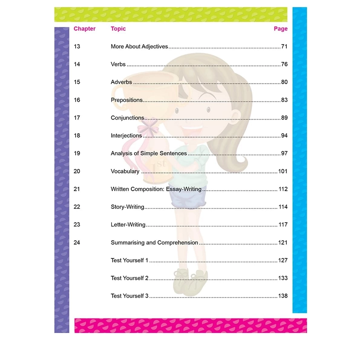 Dreamland Paper Back English Grammar Practice Part 6 School Textbooks for kids 5Y+, Multicolour