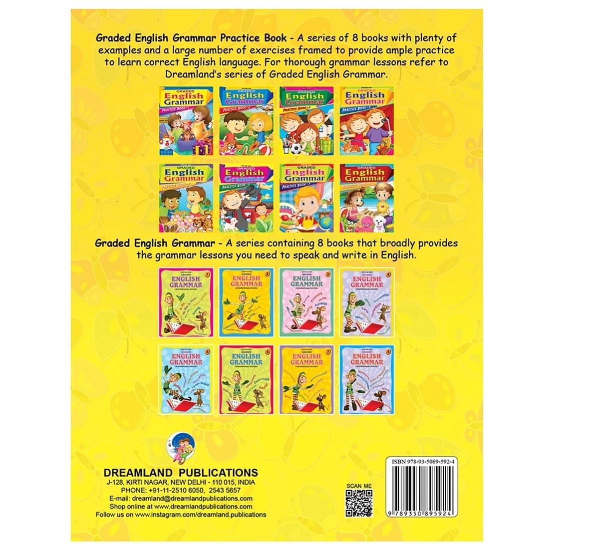 Dreamland Paper Back English Grammar Practice Part 6 School Textbooks for kids 5Y+, Multicolour