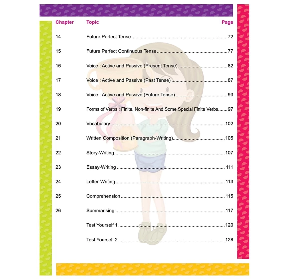 Dreamland Paper Back English Grammar Practice Part 7 School Textbooks for kids 5Y+, Multicolour