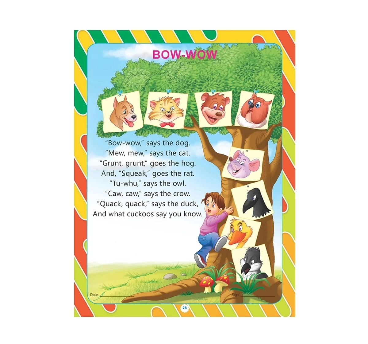 Dreamland Paper Back Pre Nursery Rhymes and English Story Book for kids 3Y+, Multicolour