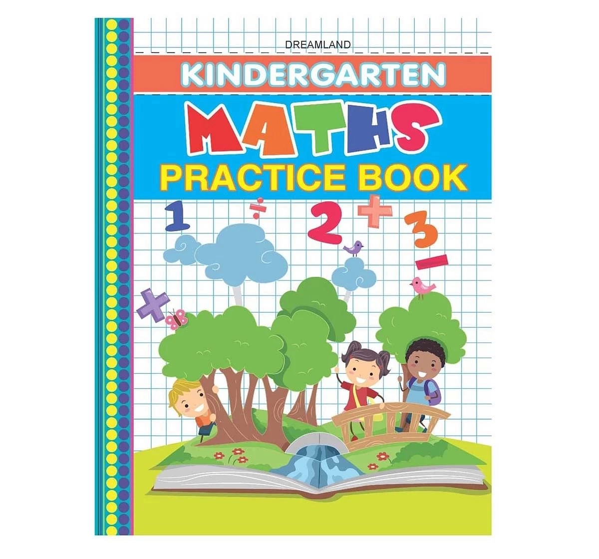 Dreamland Paper Back Kindergarten Maths Practice Early Learning Book for kids 4Y+, Multicolour