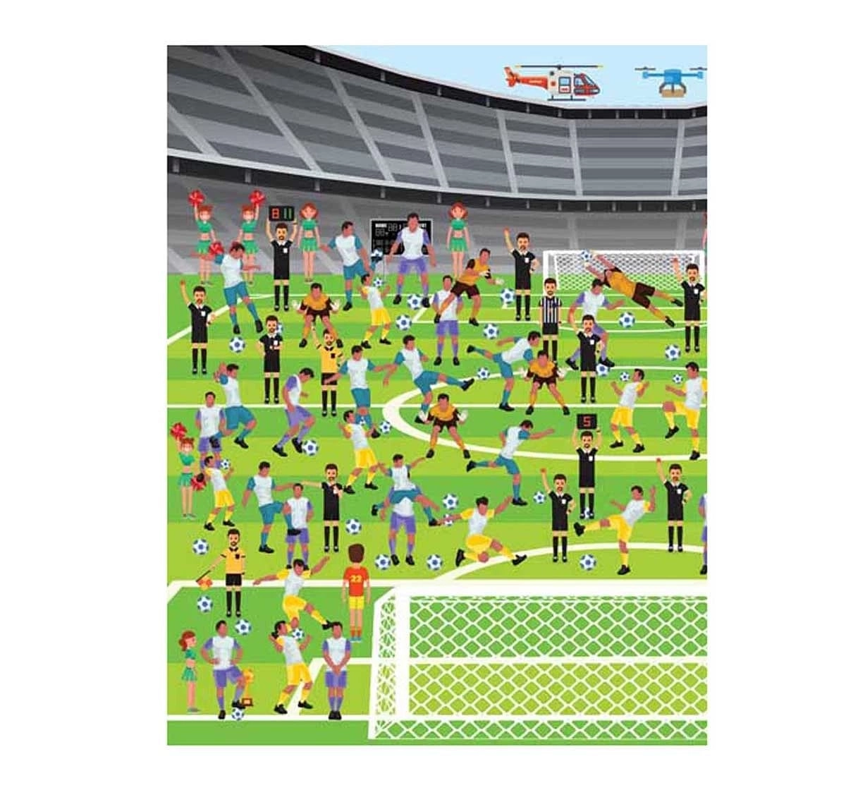 Dreamland Paper Back Look and Find Activity Book for kids 4Y+, Multicolour