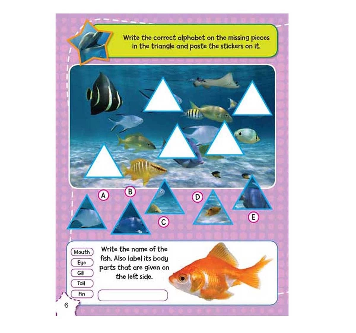 Dreamland Paper Back Under the Sea Sticker Activity Book for kids 4Y+, Multicolour