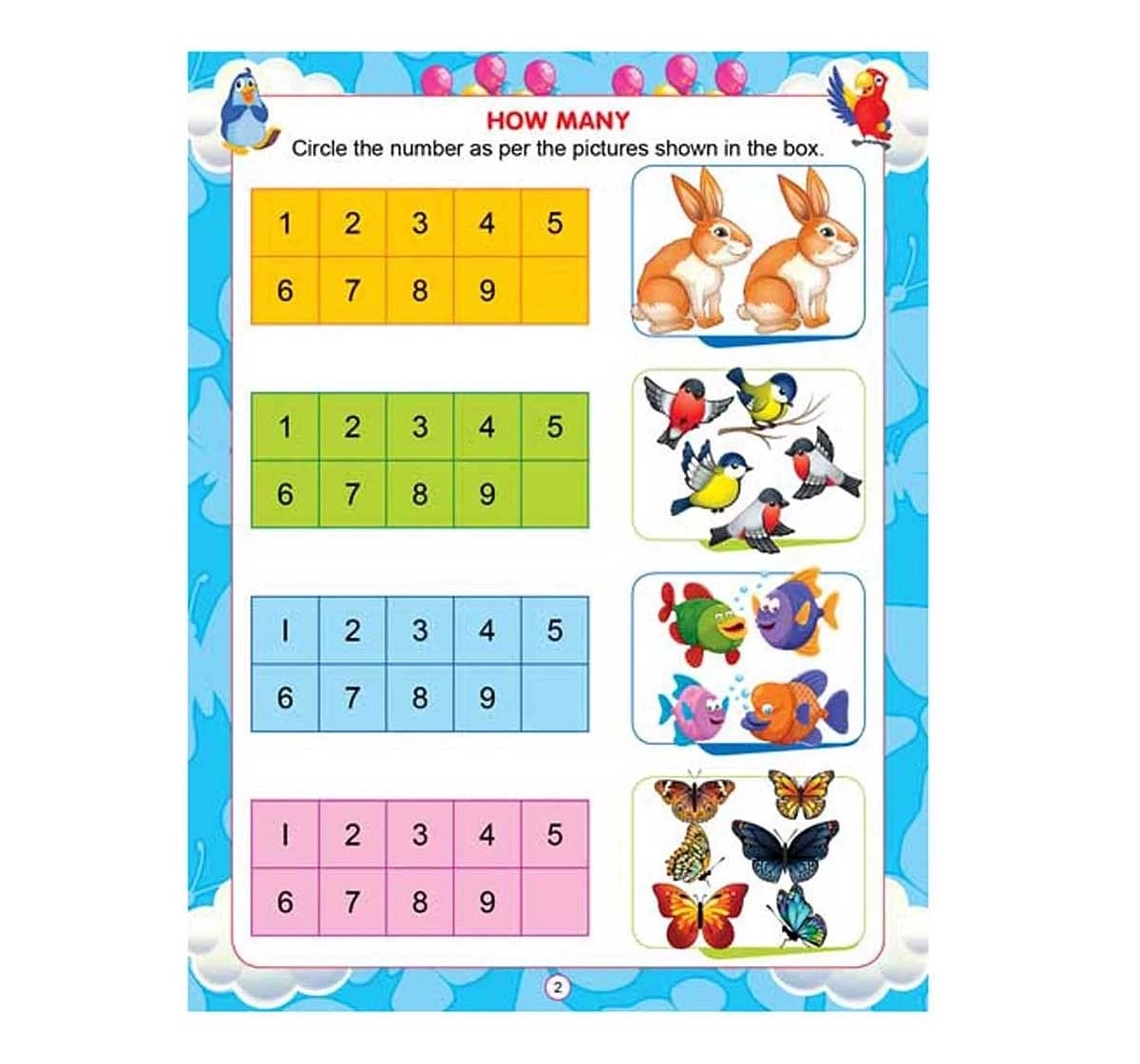 Dreamland Paper Back Maths Interactive Book for kids 3Y+, Multicolour
