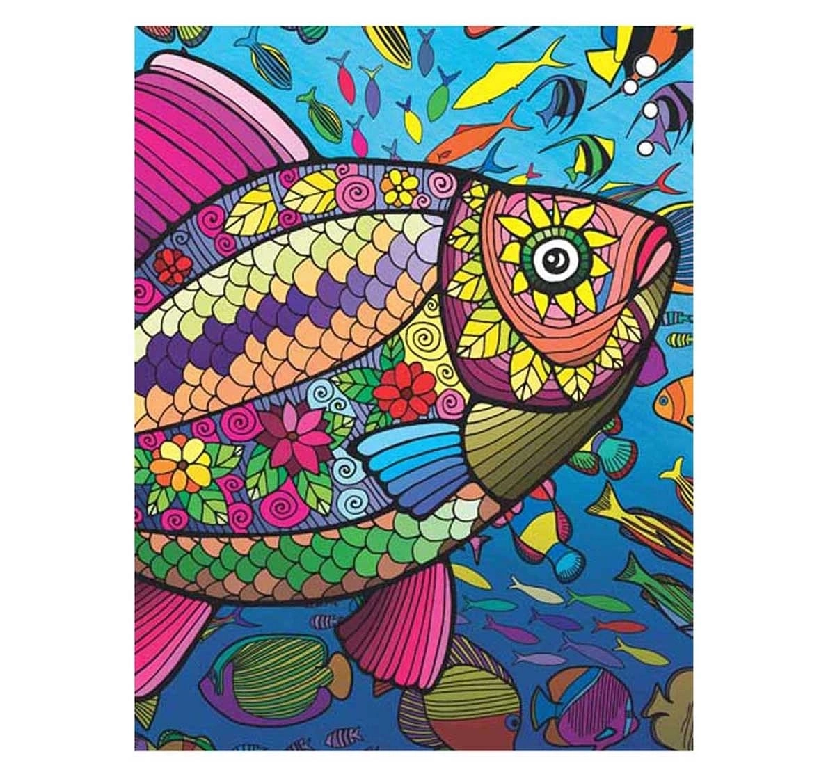Dreamland Paper Back Extreme Colour Sea World Colouring Books for kids 3Y+, Multicolour