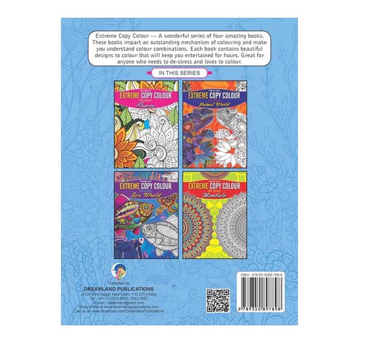 Dreamland Paper Back Extreme Colour Sea World Colouring Books for kids 3Y+, Multicolour