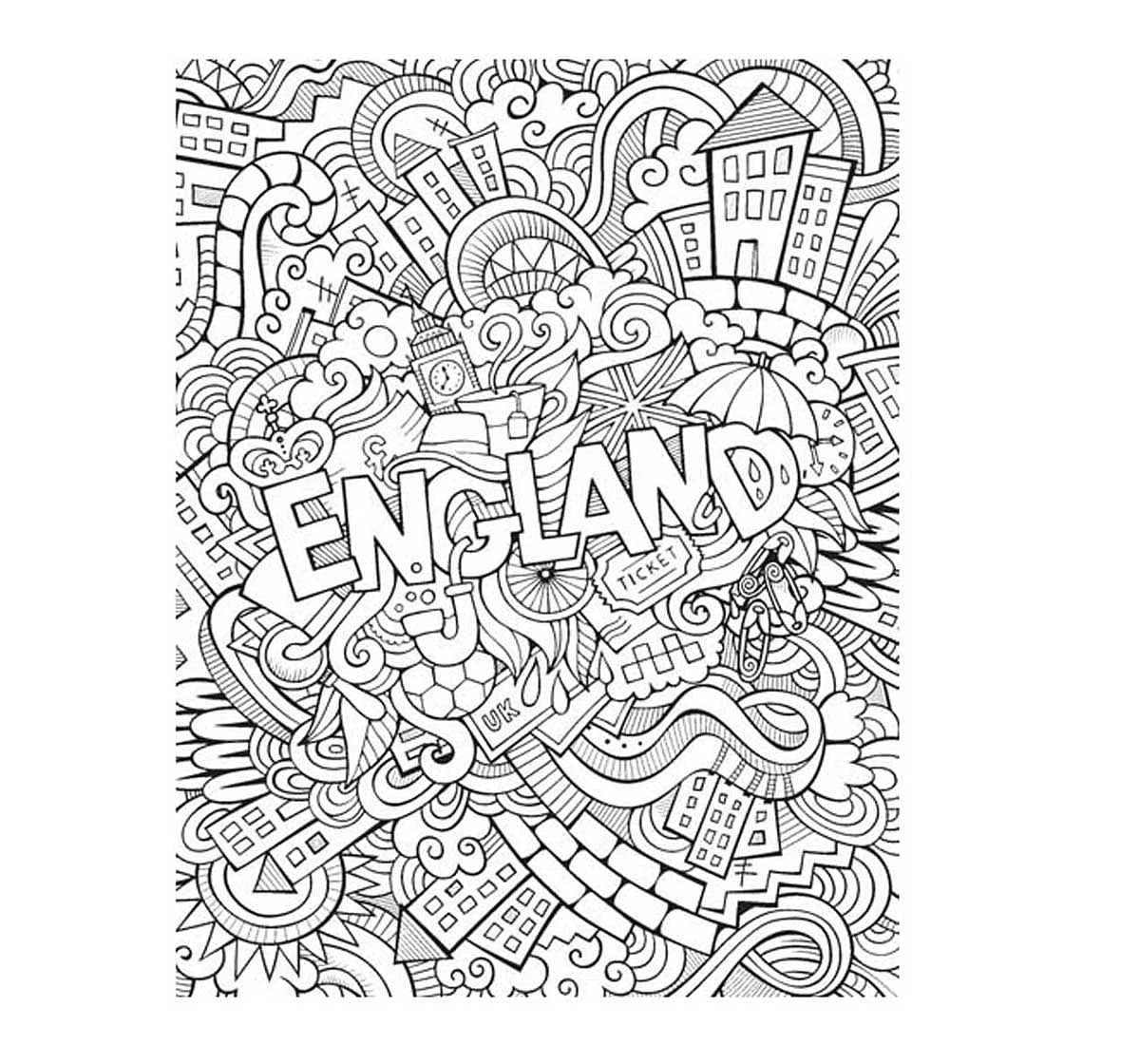Dreamland Paper Back Creative Doodle Colouring Books Pack of 2 for kids 3Y+, Multicolour